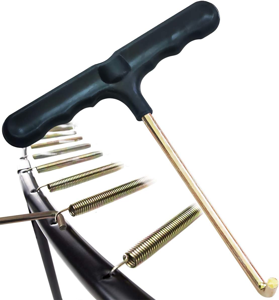 Effortless Trampoline Spring Installation Tool - Durable Steel Hook for Quick Setup and Safety
