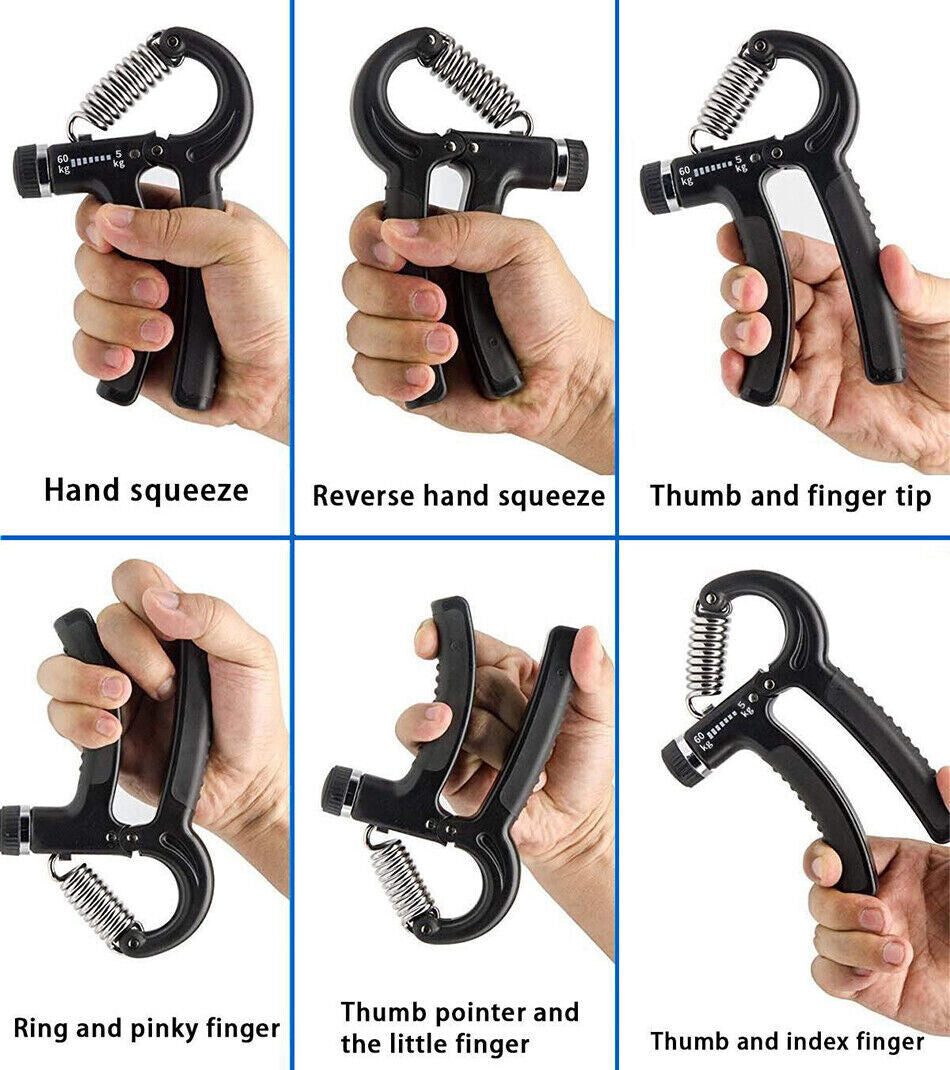 Boost Your Grip Strength with the Adjustable Hand Grip Power Trainer - Perfect for Fitness Enthusiasts!