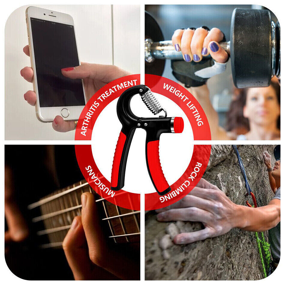 Boost Your Grip Strength with the Adjustable Hand Grip Power Trainer - Perfect for Fitness Enthusiasts!